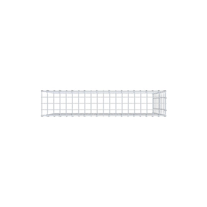 Gabião Tipo 4 100 cm x 80 cm x 20 cm (C x A x P), malhagem 5 cm x 10 cm, anel C