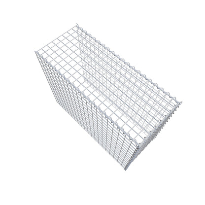 Gabion rapporté type 4 100 cm x 80 cm x 40 cm (L x H x P), mailles 5 cm x 5 cm, spirale
