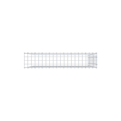 Fourche rapportée type 4 100 cm x 100 cm x 20 cm (L x H x P), mailles 5 cm x 10 cm, anneau en C