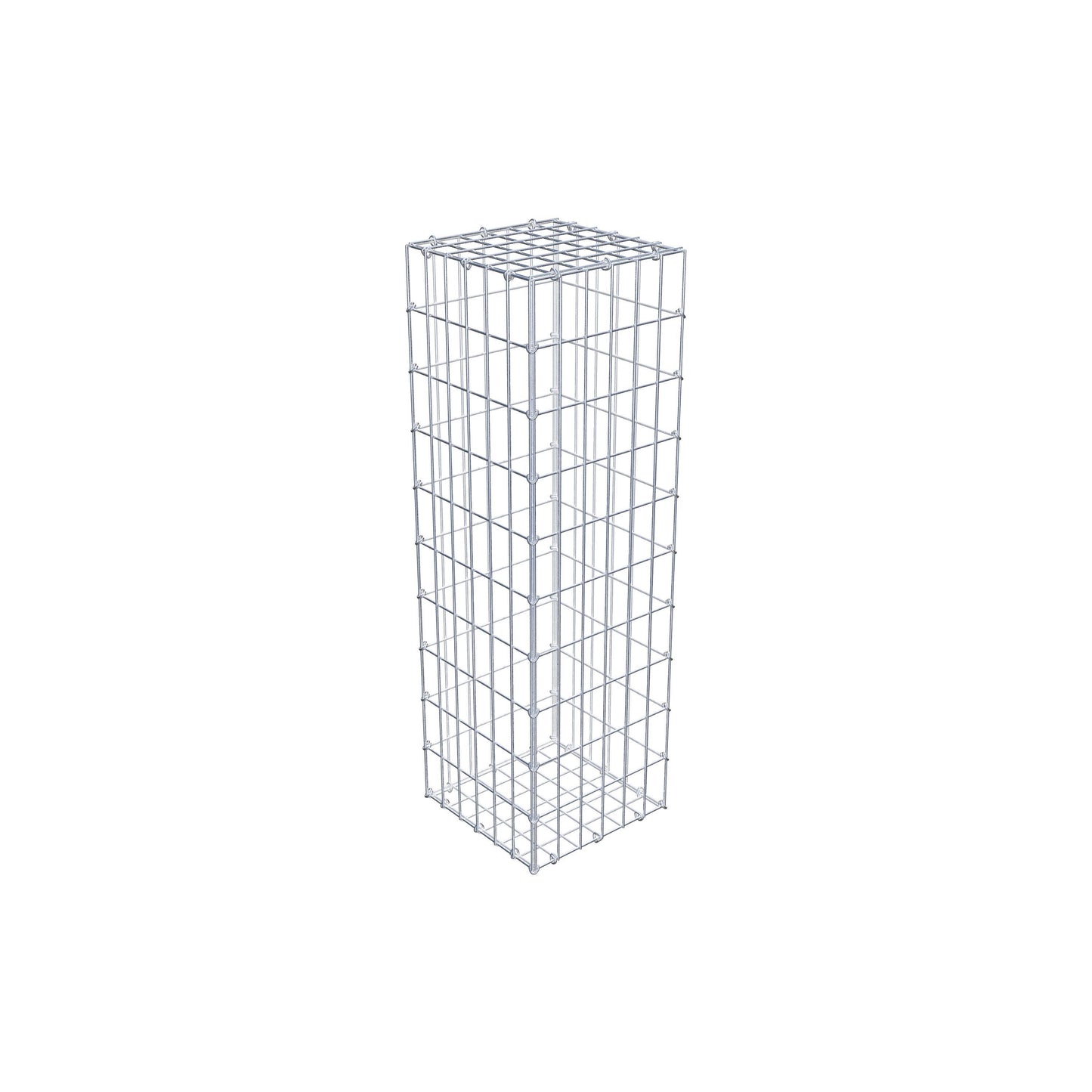 Gabion 100 cm x 30 cm x 30 cm (L x H x D), maskstorlek 5 cm x 10 cm, C-ring