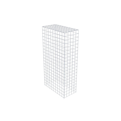 Mounted gabion type 3 200 cm x 100 cm x 50 cm (L x H x D), mesh size 10 cm x 10 cm, C-ring