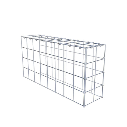 Fourche rapportée type 4 80 cm x 40 cm x 20 cm (L x H x P), mailles 10 cm x 10 cm, anneau C