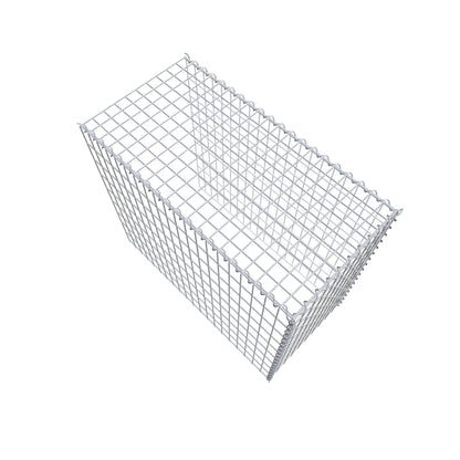 Gabion rapporté type 4 100 cm x 90 cm x 50 cm (L x H x P), mailles 5 cm x 10 cm, spirale