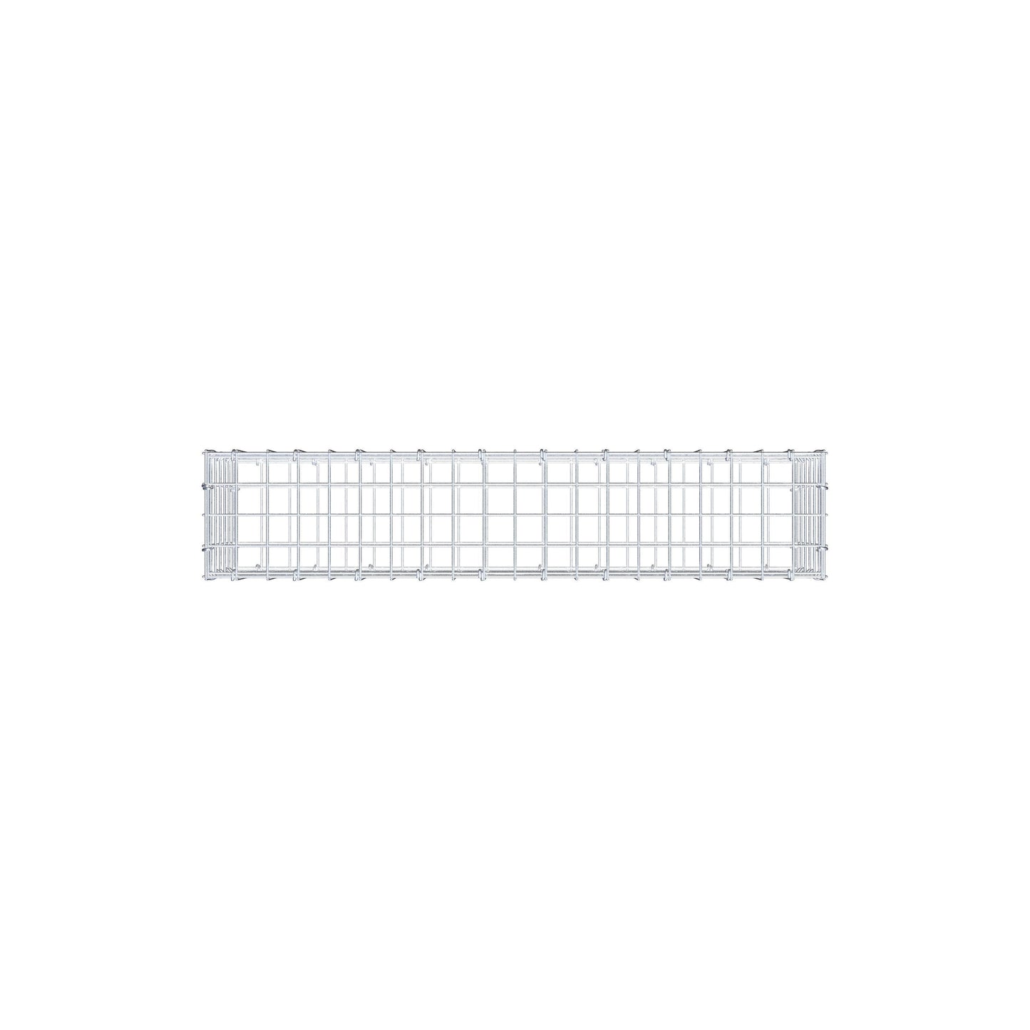 Gabione 100 cm x 30 cm x 20 cm (L x H x T), Maschenweite 5 cm x 5 cm, C-Ring
