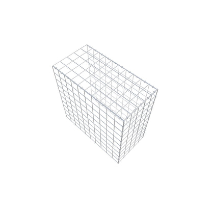 Monteret gabion type 4 100 cm x 100 cm x 50 cm (L x H x D), maskestørrelse 10 cm x 10 cm, C-ring