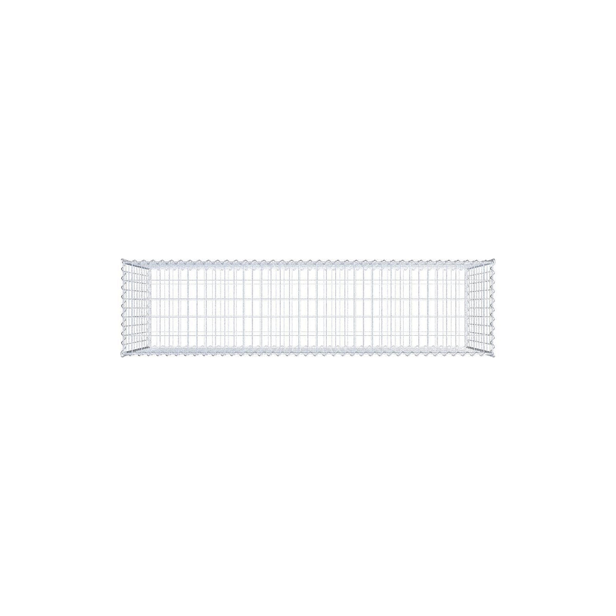 Schanskorf 200 cm x 100 cm x 50 cm (L x H x D), maaswijdte 5 cm x 10 cm, spiraalvormig