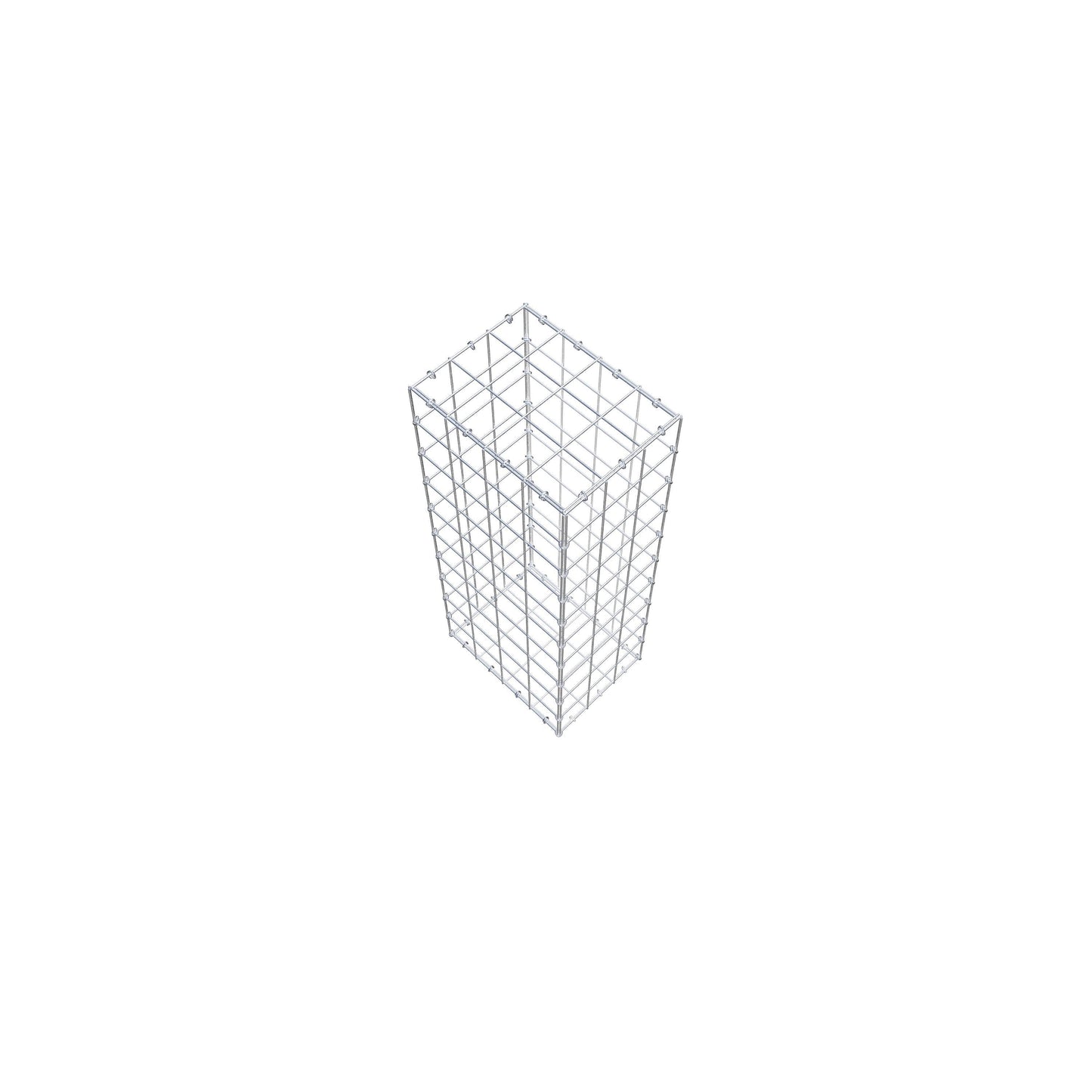 Gabião 100 cm x 40 cm x 30 cm (C x A x P), malhagem 10 cm x 10 cm, anel C