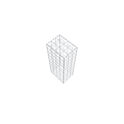Gabião 100 cm x 40 cm x 30 cm (C x A x P), malhagem 10 cm x 10 cm, anel C