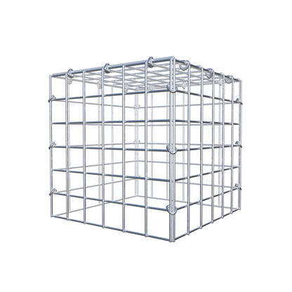 Fourche rapportée type 3 30 cm x 30 cm x 30 cm (L x H x P), maille 5 cm x 5 cm, anneau en C