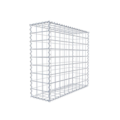 Gabião 100 cm x 90 cm x 30 cm (C x A x P), malhagem 10 cm x 10 cm, espiral
