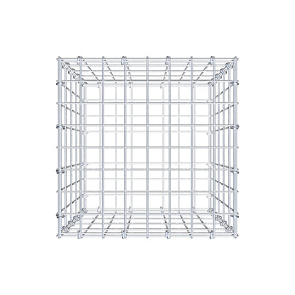 Gabion 50 cm x 40 cm x 40 cm (L x H x P), mailles 5 cm x 10 cm, anneau en C