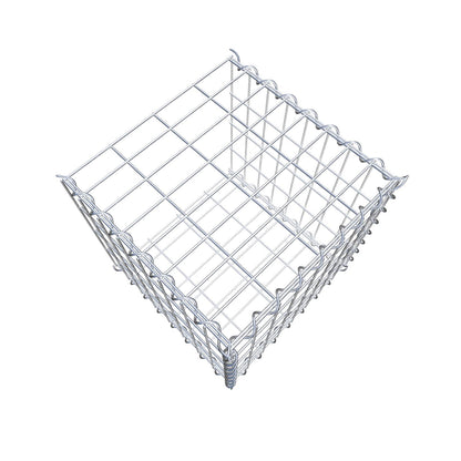 Anbaugabione Typ 2 40 cm x 40 cm x 40 cm (L x H x T), Maschenweite 5 cm x 10 cm, Spirale