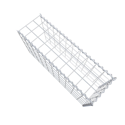 Gabion rapporté type 4 100 cm x 50 cm x 30 cm (L x H x P), mailles 10 cm x 10 cm, spirale