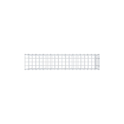 Pila adicional tipo 2 100 cm x 40 cm x 20 cm, malla 5 cm x 10 cm, anillo en C