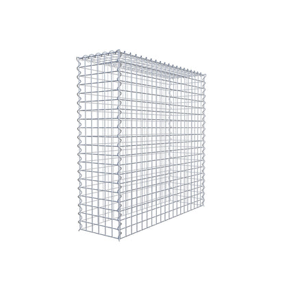 Opvokset gabion type 3 100 cm x 100 cm x 30 cm (L x H x D), maskestørrelse 5 cm x 5 cm, spiral
