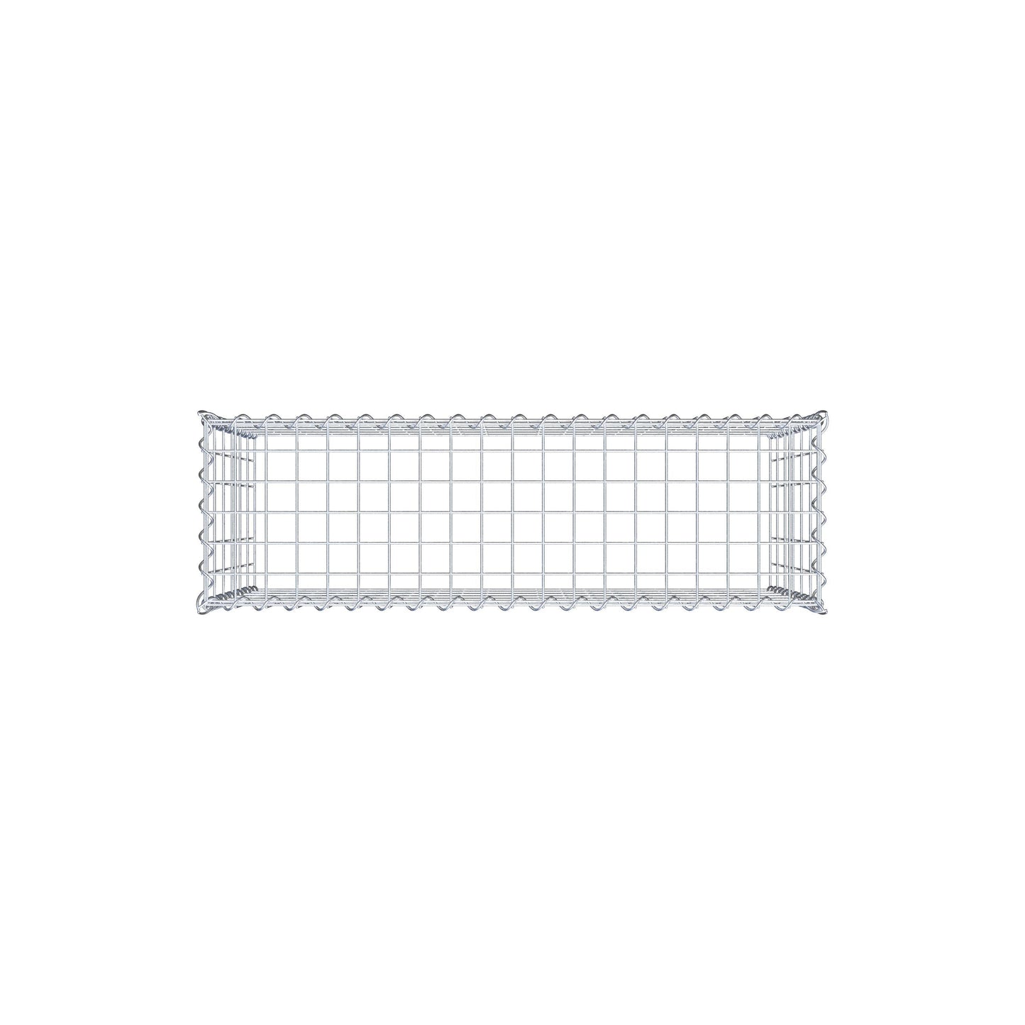 Anbaugabione Typ 3 100 cm x 60 cm x 30 cm (L x H x T), Maschenweite 5 cm x 10 cm, Spirale