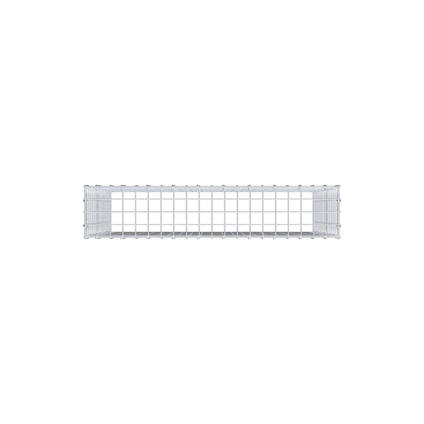 Gabião Tipo 3 100 cm x 80 cm x 20 cm (C x A x P), malhagem 5 cm x 5 cm, anel C