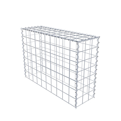 Gabion rapporté type 3 100 cm x 70 cm x 30 cm (L x H x P), mailles 10 cm x 10 cm, spirale