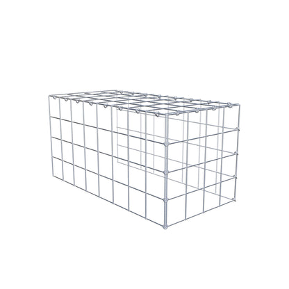 Fourche rapportée type 4 80 cm x 40 cm x 40 cm (L x H x P), mailles 10 cm x 10 cm, anneau C