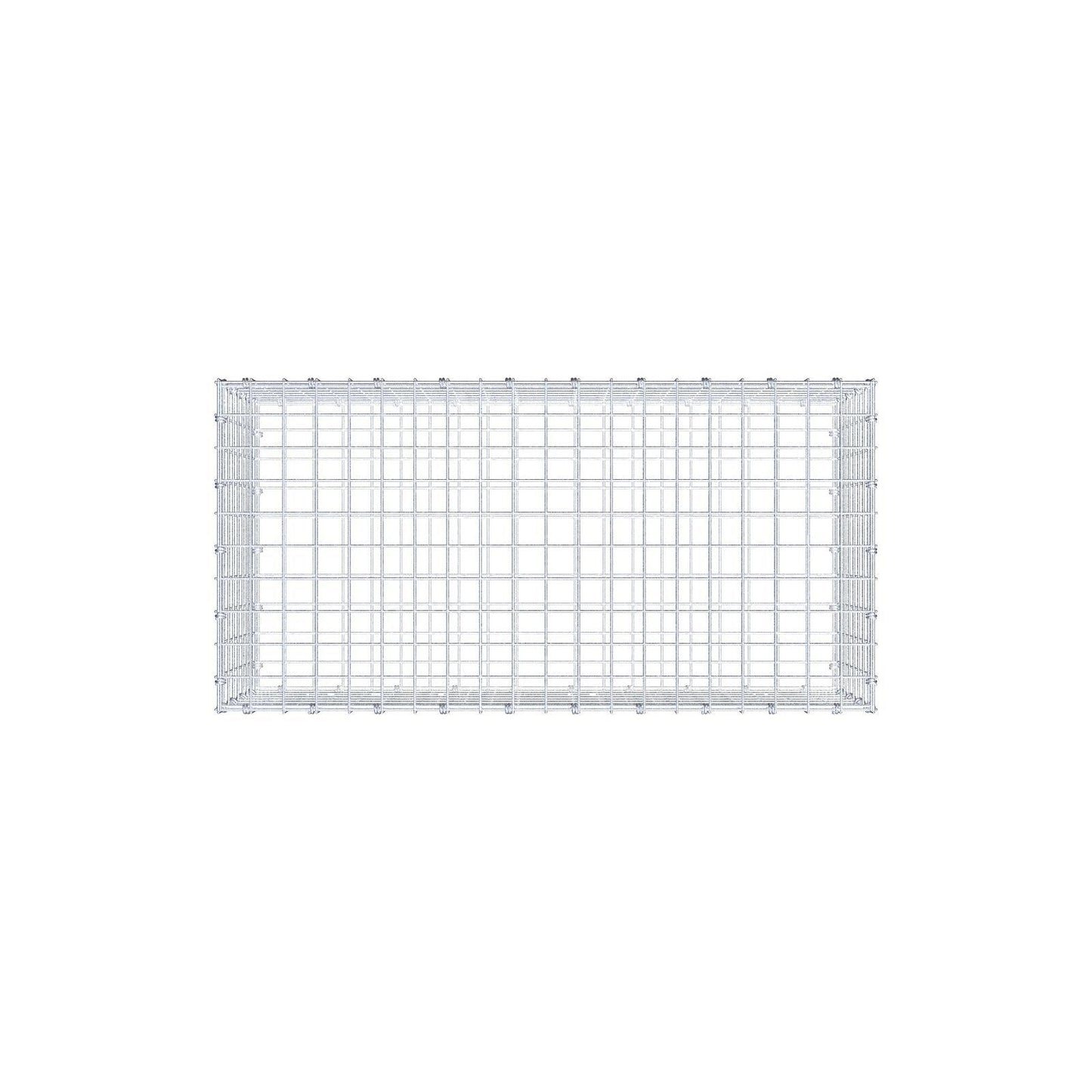Gabion 100 cm x 40 cm x 50 cm (L x H x P), mailles 5 x 5 cm, anneau en spirale