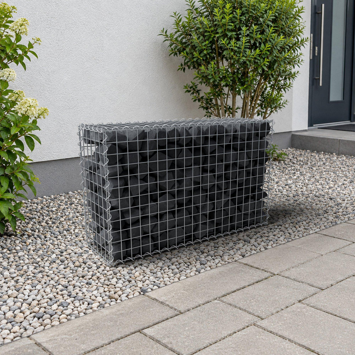 Gabion 100 cm x 60 cm x 30 cm (L x H x D), maskstorlek 5 cm x 5 cm, spiral