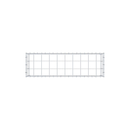 Anbaugabione Typ 3 100 cm x 30 cm x 30 cm (L x H x T), Maschenweite 10 cm x 10 cm, C-Ring
