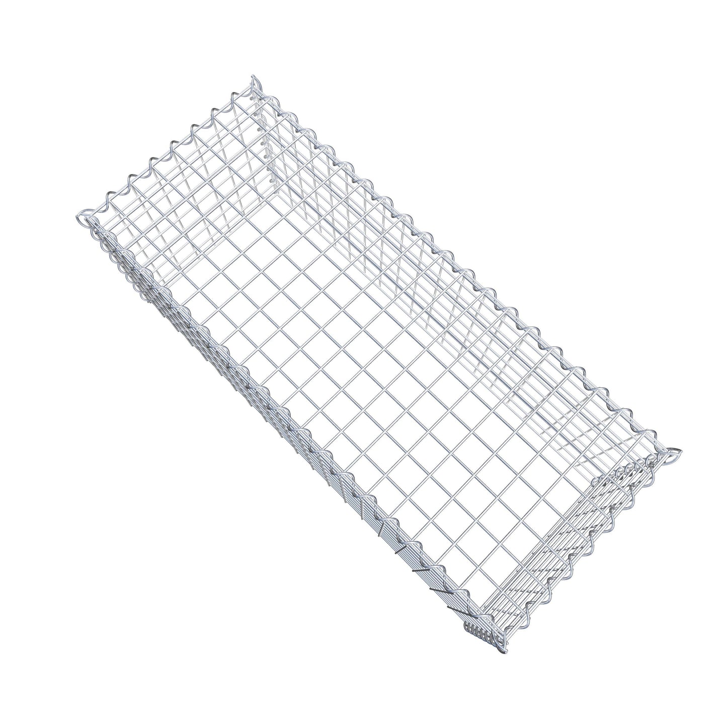 Grown-on gabion type 3 100 cm x 40 cm x 40 cm (L x H x D), mesh size 5 cm x 5 cm, spiral