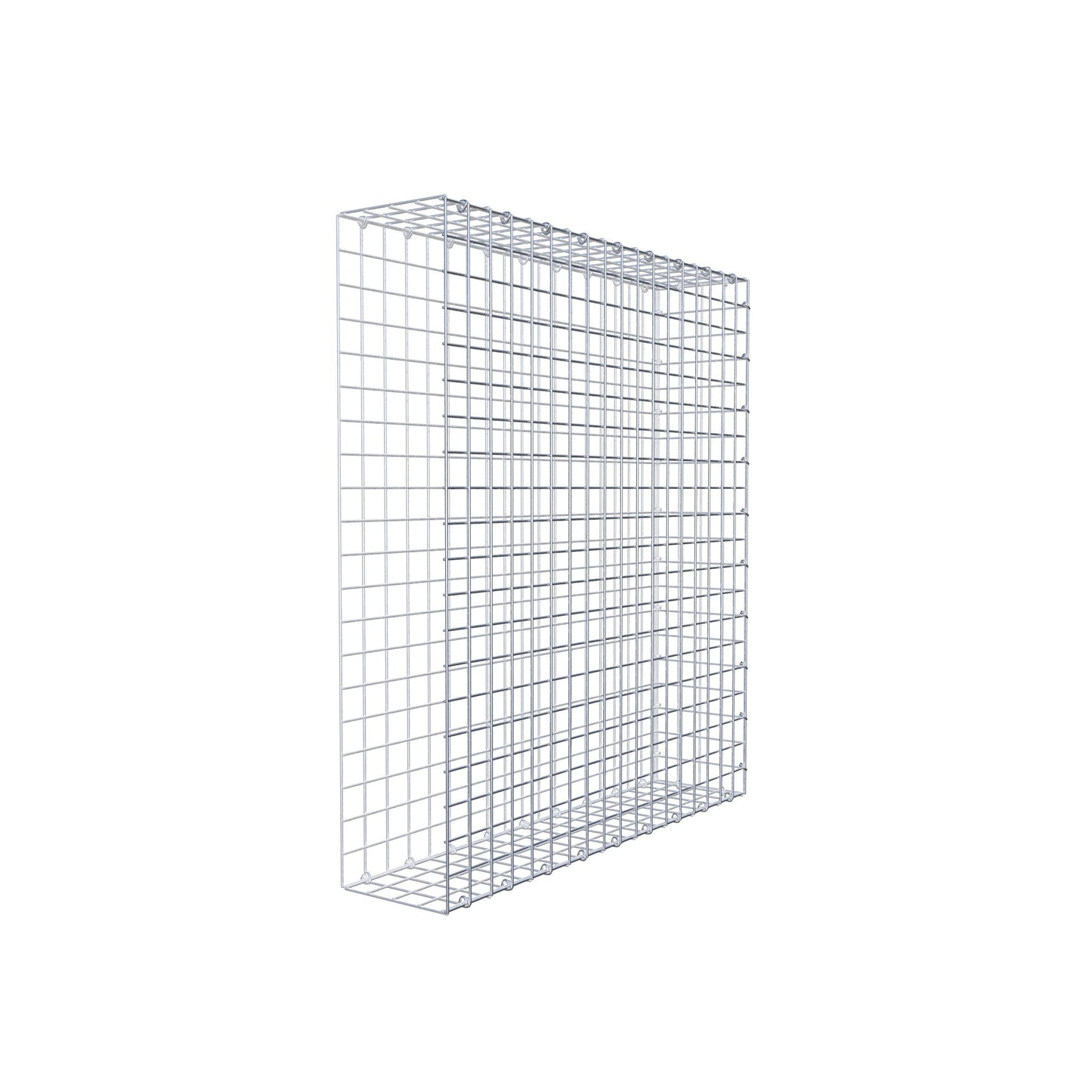 Type 2 oplegkorf 100 cm x 90 cm x 20 cm (L x H x D), maaswijdte 5 cm x 5 cm, C-ring