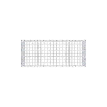 Gabbione 100 cm x 20 cm x 40 cm (L x H x P), maglia 5 cm x 10 cm, anello a C