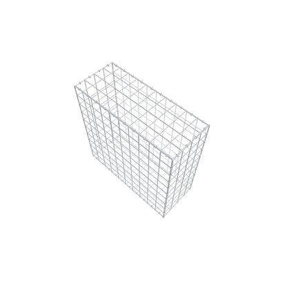 Gabion 100 cm x 100 cm x 40 cm (L x H x P), mailles 10 cm x 10 cm, anneau en C