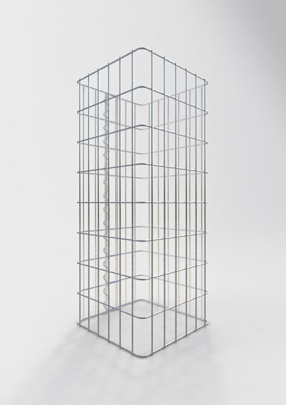 Gabion column square 32 cm x 32 cm, 80 cm height, MW 5 cm x 10 cm