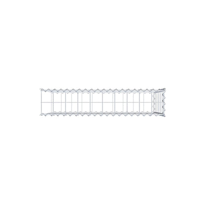 Opvokset gabion type 2 100 cm x 60 cm x 20 cm (L x H x D), maskestørrelse 10 cm x 10 cm, spiral