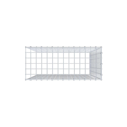 Type 4 oplegkorf 100 cm x 70 cm x 30 cm (L x H x D), maaswijdte 5 cm x 5 cm, C-ring