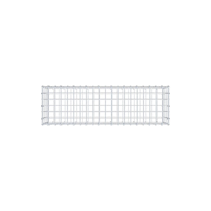 Gabion 100 cm x 30 cm x 30 cm (L x H x D), maskstorlek 5 cm x 10 cm, C-ring