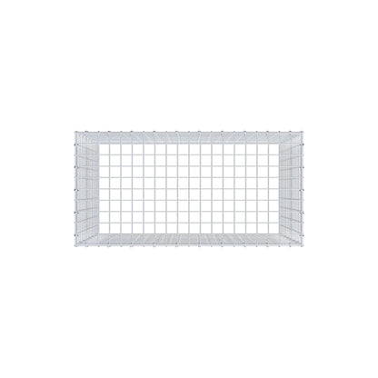Fourche rapportée type 3 100 cm x 80 cm x 50 cm (L x H x P), mailles 5 cm x 5 cm, anneau C