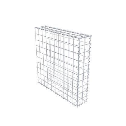 Gabião tipo 2 100 cm x 100 cm x 20 cm (C x A x P), malhagem 10 cm x 10 cm, espiral