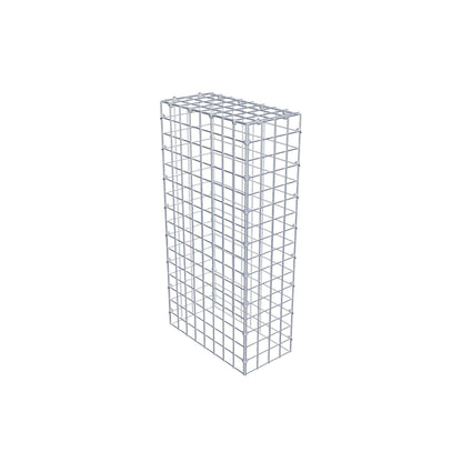 Fourche rapportée type 3 80 cm x 40 cm x 20 cm (L x H x P), mailles 5 cm x 5 cm, anneau C