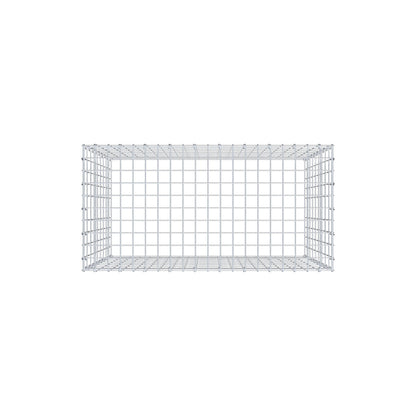 Fourche rapportée type 3 100 cm x 90 cm x 50 cm (L x H x P), mailles 5 cm x 10 cm, anneau C