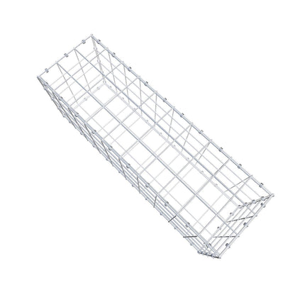 Gabion 100 cm x 40 cm x 30 cm (L x H x P), mailles 10 x 10 cm, anneau en spirale