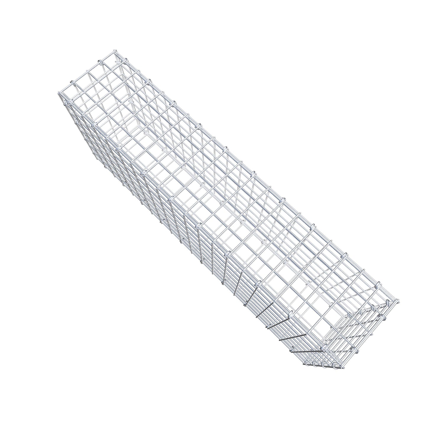 Schanskorf 100 cm x 40 cm x 20 cm (L x H x D), maaswijdte 5 cm x 5 cm, C-ring