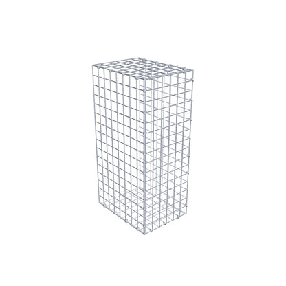 Gabião Tipo 2 80 cm x 40 cm x 30 cm (C x A x P), malhagem 5 cm x 5 cm, anel C