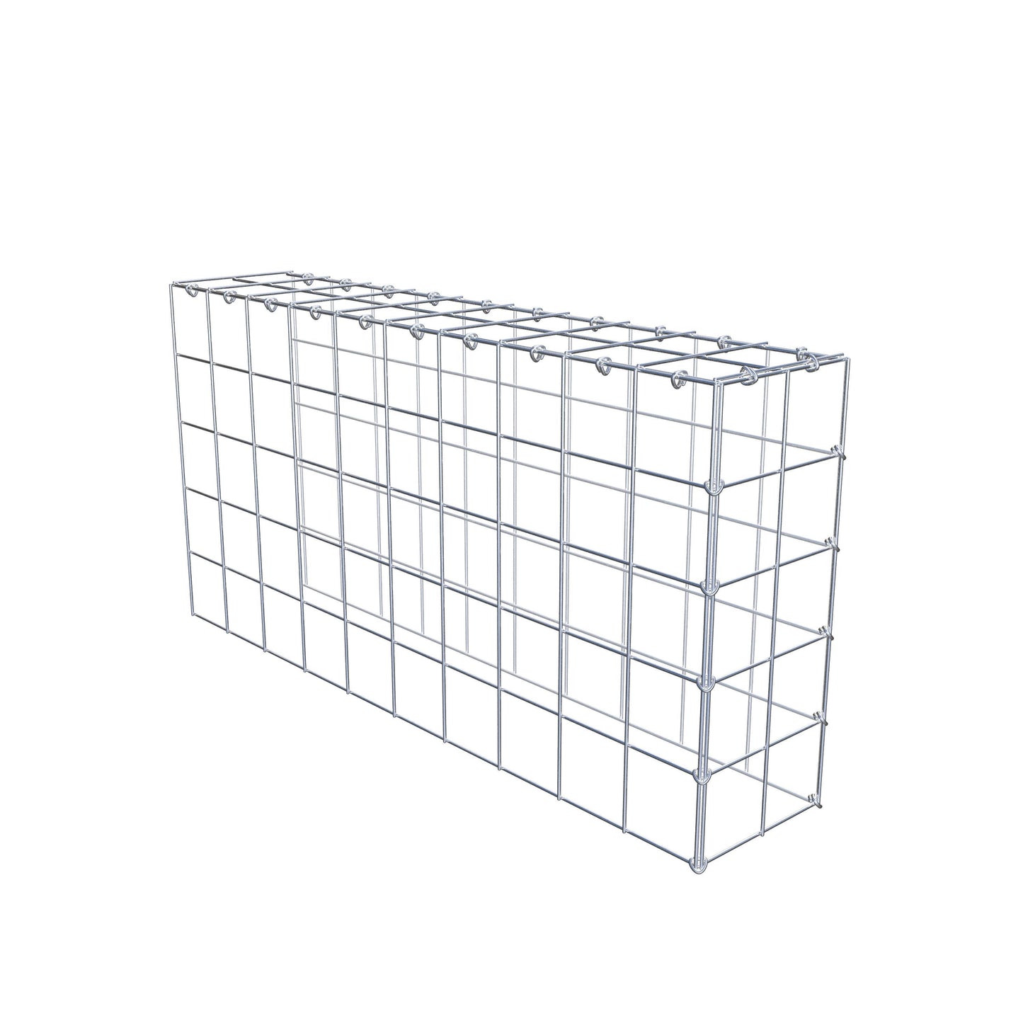 Fourche rapportée type 4 100 cm x 50 cm x 20 cm (L x H x P), mailles 10 cm x 10 cm, anneau C
