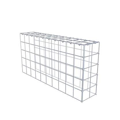 Fourche rapportée type 4 100 cm x 50 cm x 20 cm (L x H x P), mailles 10 cm x 10 cm, anneau C