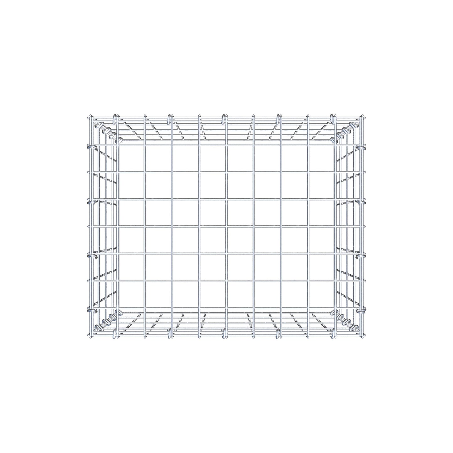 Fourche rapportée type 3 50 cm x 40 cm x 40 cm (L x H x P), mailles 5 cm x 10 cm, anneau C