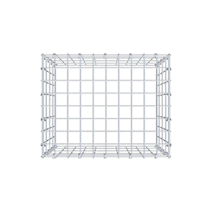 Fourche rapportée type 3 50 cm x 40 cm x 40 cm (L x H x P), mailles 5 cm x 10 cm, anneau C