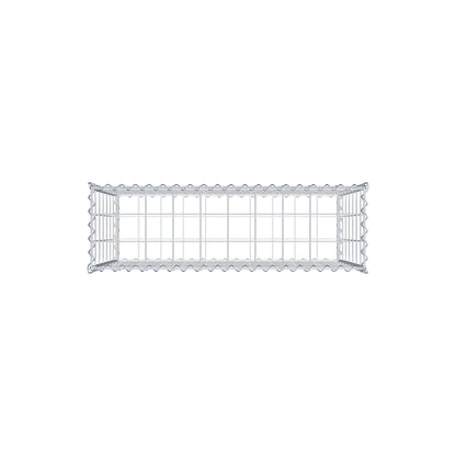 Schanskorf 100 cm x 70 cm x 30 cm (L x H x D), maaswijdte 10 cm x 10 cm, spiraal