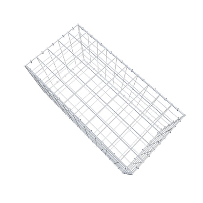Gavión 100 cm x 50 cm x 50 cm (L x A x P), malla 10 cm x 10 cm, anillo en C