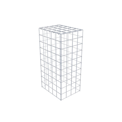 Gabião Tipo 3 100 cm x 50 cm x 40 cm (C x A x P), malhagem 10 cm x 10 cm, anel C