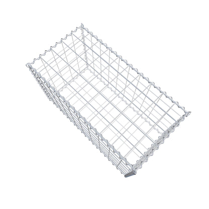 Gabion 100 cm x 60 cm x 50 cm (L x H x D), maskestørrelse 10 cm x 10 cm, spiral