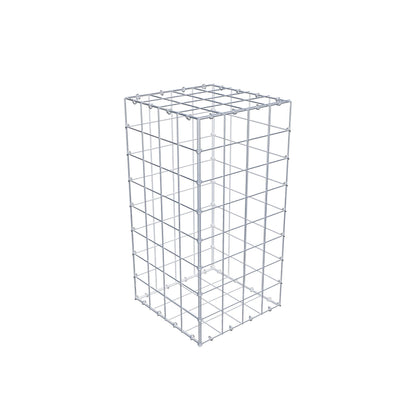 Gabion 80 cm x 40 cm x 40 cm (L x H x D), maskestørrelse 10 cm x 10 cm, C-ring
